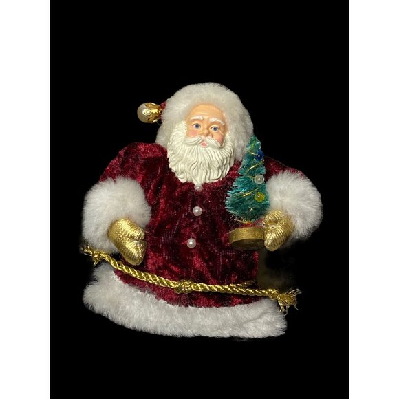 Vintage Avon Victorian‎ Santa Pin Ornament 1995 Large Brooch - Picture 2 of 7